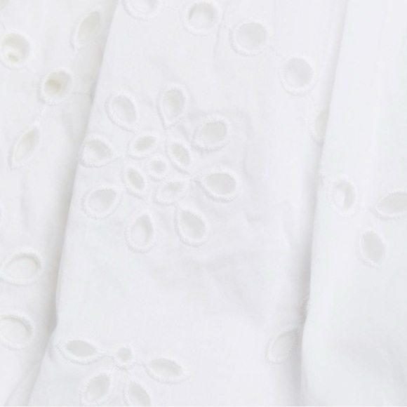 NWOT Rails ‘Dari’ Eyelet Drop Shoulder Tunic Top in “Beach White” Size Medium - Picture 4 of 16